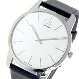 Calvin Klein City White Dial Black Leather Strap Watch For Men - K2G211C6 Buy Now By Calvin Klein