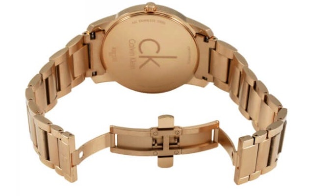 Calvin Klein City White Dial Rose Gold Steel Strap Watch for Men - K2G21646 Buy Now By Calvin Klein