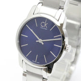 Calvin Klein City Blue Dial Silver Steel Strap Watch for Women - K2G2314N Buy Now By Calvin Klein