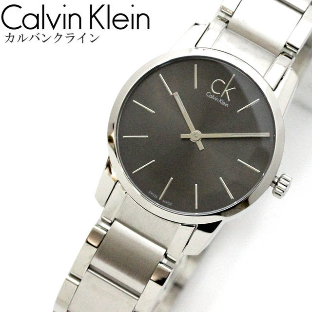 Calvin Klein City Grey Dial Silver Steel Strap Watch for Women - K2G23161 Buy Now By Calvin Klein