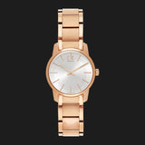 Calvin Klein City White Mother of Pearl Dial Rose Gold Steel Strap Watch for Women - K2G23646 Buy Now By Calvin Klein
