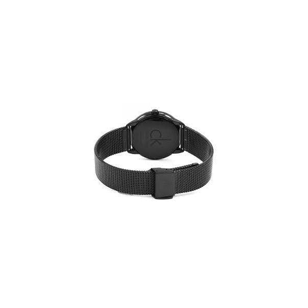 Calvin Klein Minimal Black Dial Black Mesh Bracelet Watch for Men - K3M224B1 Buy Now By Calvin Klein