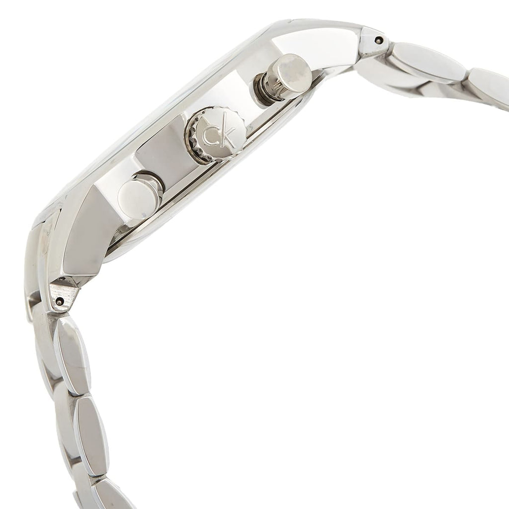 Calvin Klein City Chronograph Blue Dial Silver Steel Strap Watch for Men - K2G2714N Buy Now By Calvin Klein
