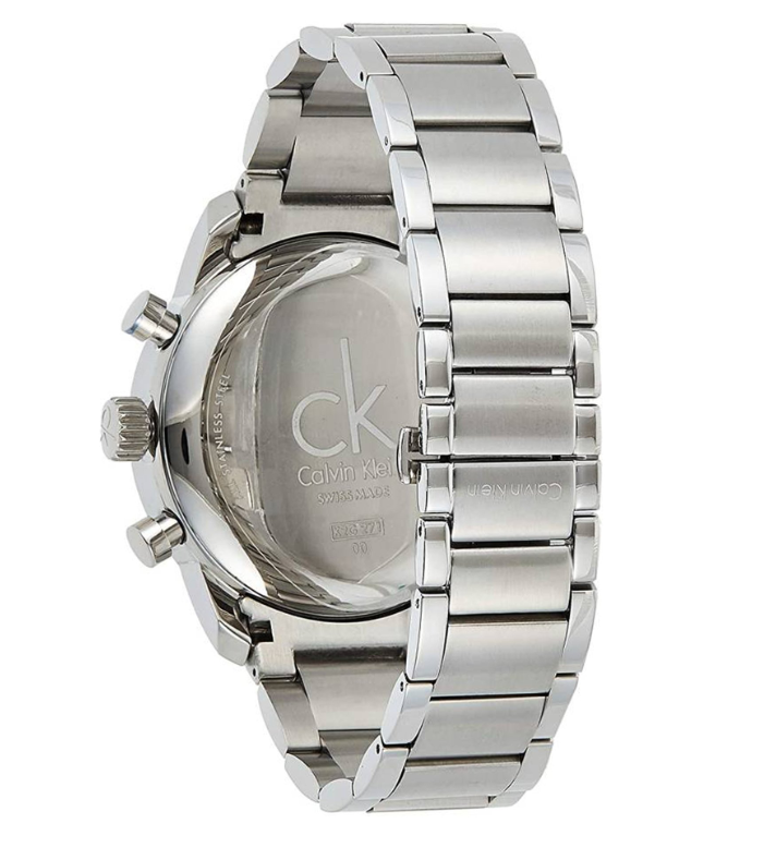 Calvin Klein City Chronograph Blue Dial Silver Steel Strap Watch for Men - K2G2714N Buy Now By Calvin Klein