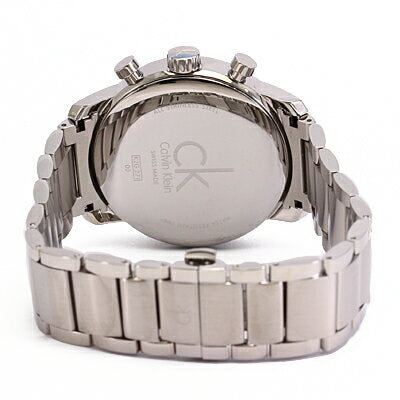 Calvin Klein City Chronograph Black Dial Silver Steel Strap Watch for Men - K2G2714X Buy Now By Calvin Klein