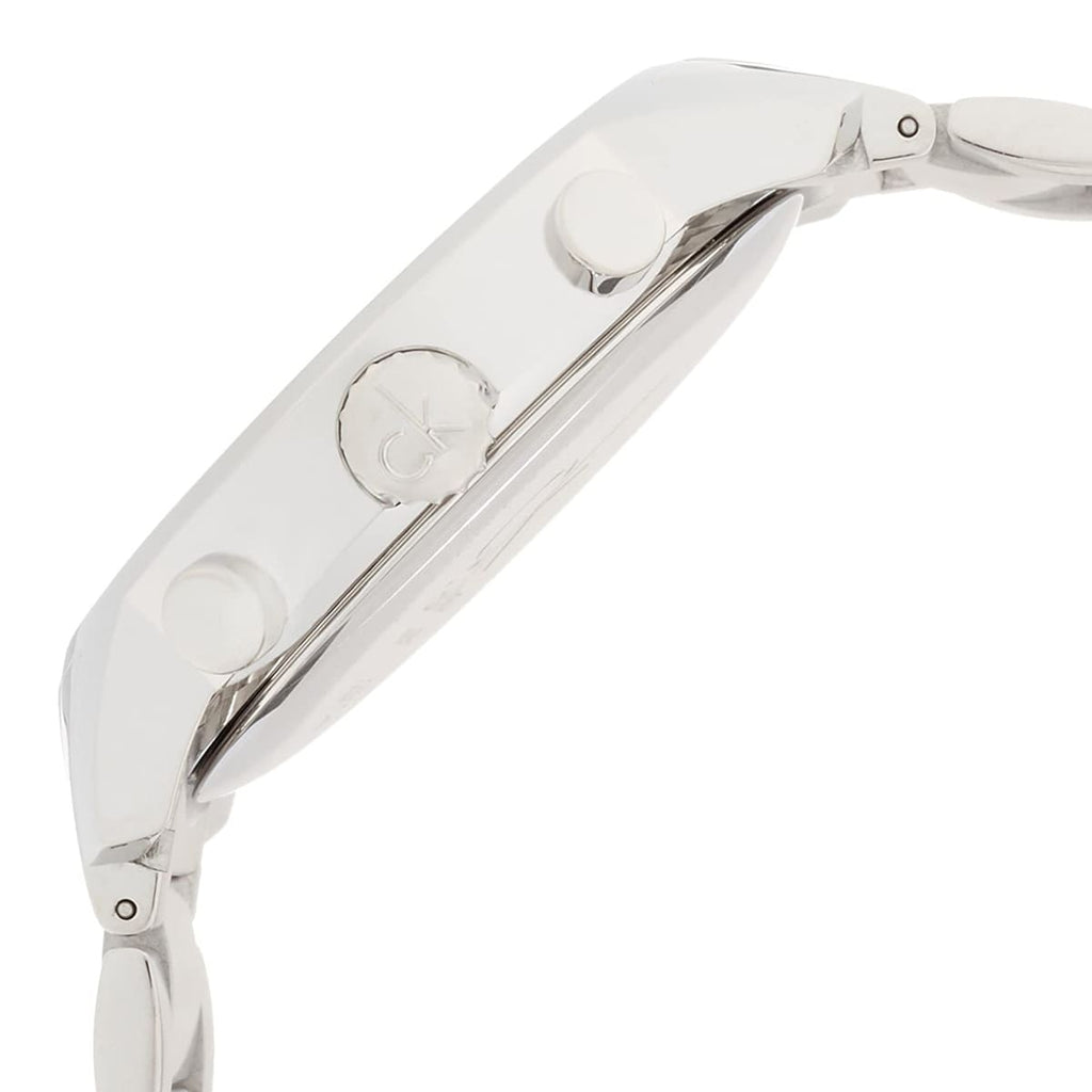 Calvin Klein City Chronograph White Dial Silver Steel Strap Watch for Men - K2G271Z6 Buy Now By Calvin Klein