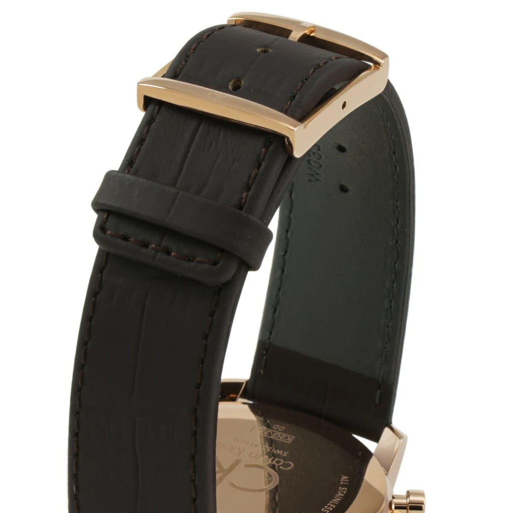 Calvin Klein City Chronograph Grey Dial Brown Leather Strap Watch for Men - K2G276G3 Buy Now By Calvin Klein