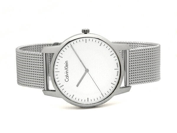 Calvin Klein City Chronograph White Dial Silver Mesh Bracelet Watch for Men - K2G2G126 Buy Now By Calvin Klein