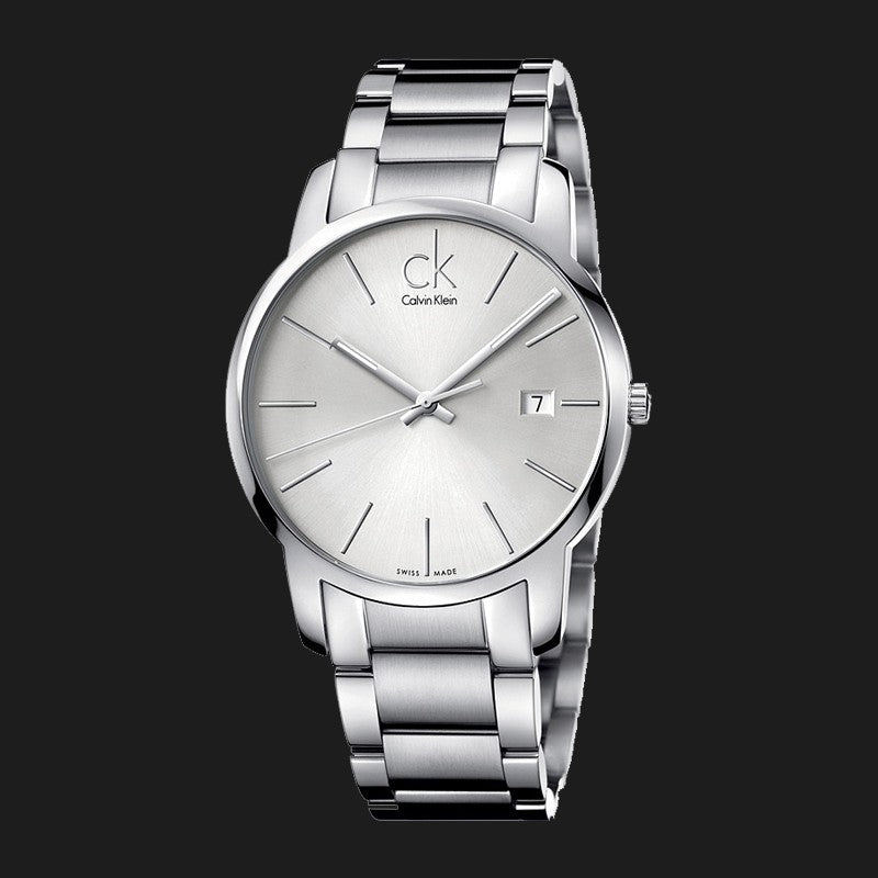 Calvin Klein City Silver Dial Silver Steel Strap Watch for Men - K2G2G146 Buy Now By Calvin Klein
