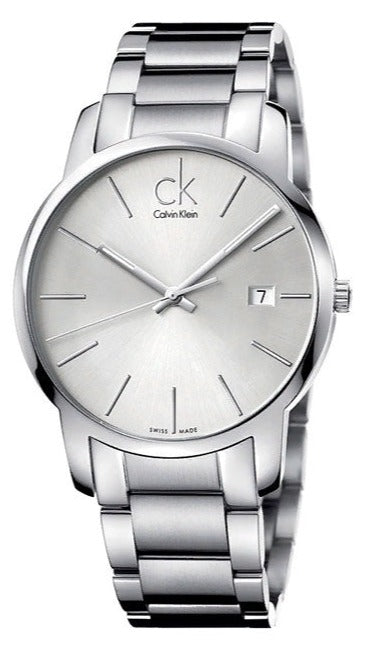 Calvin Klein City Silver Dial Silver Steel Strap Watch for Men - K2G2G146 Buy Now By Calvin Klein