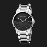 Calvin Klein City Black Dial Silver Steel Strap Watch for Men - K2G2G14C Buy Now By Calvin Klein