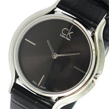 Calvin Klein Skirt Black Dial Black Leather Strap Watch for Women - K2U231C1 Buy Now By Calvin Klein