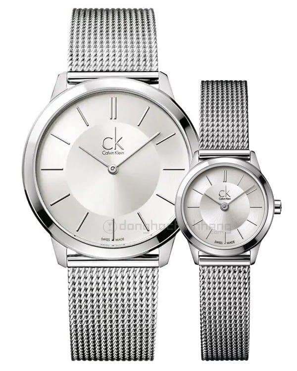 Calvin Klein Minimal White Dial Silver Mesh Bracelet Watch for Men - K3M22126 Buy Now By Calvin Klein