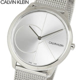 Calvin Klein Minimal Silver Dial Silver Mesh Bracelet Watch for Men - K3M2112Z Buy Now By Calvin Klein