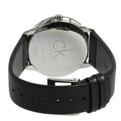 Calvin Klein Minimal Black Dial Black Leather Strap Watch for Men - K3M211C3 Buy Now By Calvin Klein