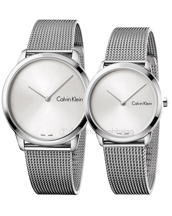 Calvin Klein Minimal SIlver Dial Silver Mesh Bracelet Watch for Women - K3M221Y6 Buy Now By Calvin Klein