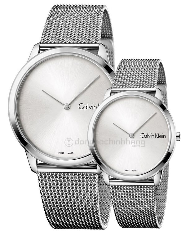 Calvin Klein Minimal White Dial Silver Mesh Bracelet Watch for Women - K3M231Y6 Buy Now By Calvin Klein