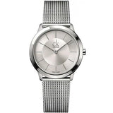 Calvin Klein Minimal White Dial Silver Mesh Bracelet Watch for Men - K3M22126 Buy Now By Calvin Klein