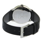 Calvin Klein Minimal Silver Dial Black Leather Strap Watch for Women - K3M221C6 Buy Now By Calvin Klein