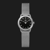 Calvin Klein Minimal Black Dial Silver Mesh Bracelet Watch for Women - K3M53151 Buy Now By Calvin Klein