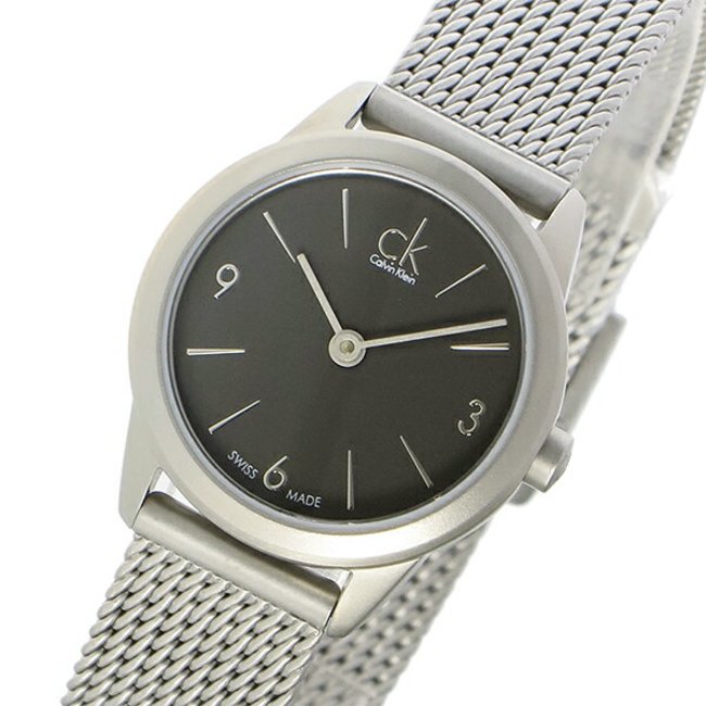 Calvin Klein Minimal Grey Dial Silver Mesh Bracelet Watch for Women - K3M53154 Buy Now By Calvin Klein