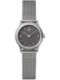 Calvin Klein Minimal Grey Dial Silver Mesh Bracelet Watch for Women - K3M53154 Buy Now By Calvin Klein