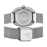 Calvin Klein Incentive Black Dial Silver Mesh Bracelet Watch for Women - K3P23121 Buy Now By Calvin Klein