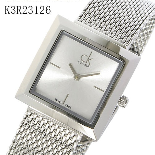Calvin Klein Mark Silver Dial Silver Mesh Bracelet Watch for Women - K3R23126 Buy Now By Calvin Klein
