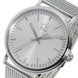 Calvin Klein Surround Silver Dial Silver Mesh Bracelet Watch for Men - K3W21126 Buy Now By Calvin Klein