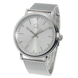 Calvin Klein Surround Silver Dial Silver Mesh Bracelet Watch for Men - K3W21126 Buy Now By Calvin Klein