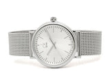 Calvin Klein Surround Silver Dial Silver Mesh Bracelet Watch for Men - K3W21126 Buy Now By Calvin Klein