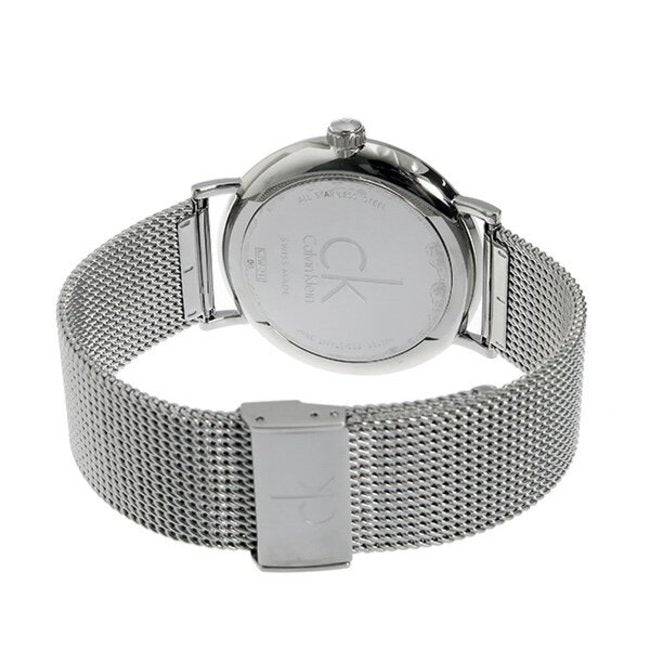 Calvin Klein Surround Silver Dial Silver Mesh Bracelet Watch for Men - K3W21126 Buy Now By Calvin Klein
