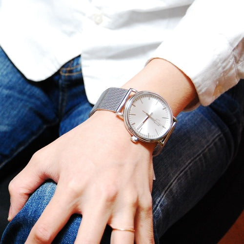 Calvin Klein Surround Silver Dial Silver Mesh Bracelet Watch for Men - K3W21126 Buy Now By Calvin Klein