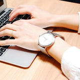 Calvin Klein Surround Silver Dial Silver Mesh Bracelet Watch for Men - K3W21126 Buy Now By Calvin Klein