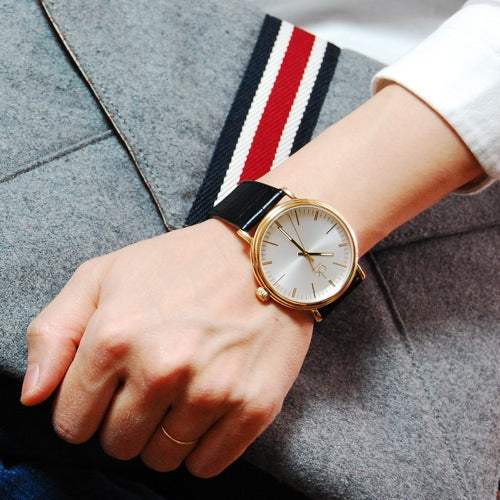 Calvin Klein Surround Silver Dial Black Leather Strap Watch for Men - K3W215C6 Buy Now By Calvin Klein