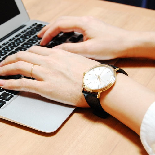 Calvin Klein Surround Silver Dial Black Leather Strap Watch for Men - K3W215C6 Buy Now By Calvin Klein