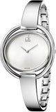 Calvin Klein Impetuous Silver Dial Silver Steel Strap Watch for Women - K4F2N116 Buy Now By Calvin Klein