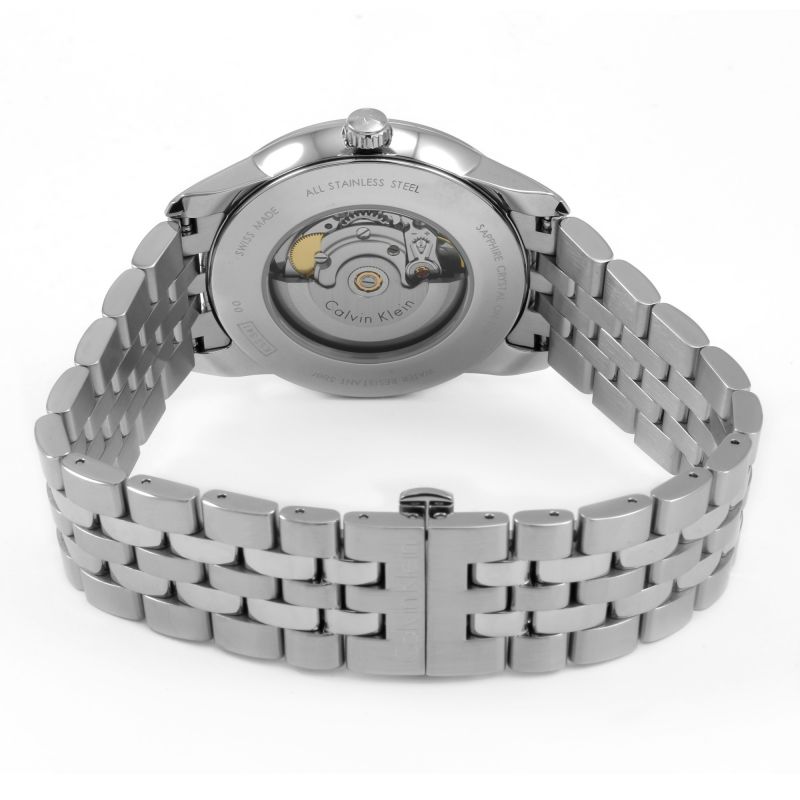 Calvin Klein Infinity Automatic Silver Dial Silver Steel Strap Watch for Men - K5S34146 Buy Now By Calvin Klein