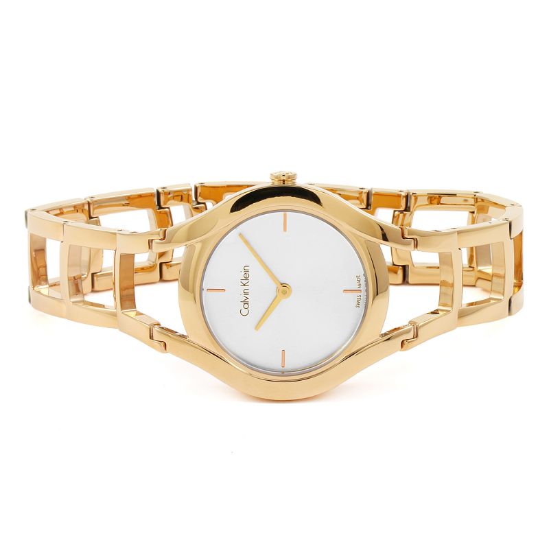 Calvin Klein Class White Dial Rose Gold Steel Strap Watch for Women - K6R23626 Buy Now By Calvin Klein
