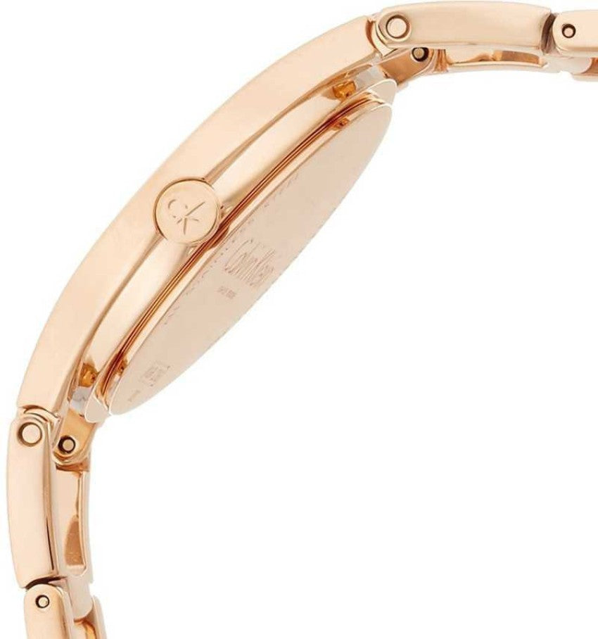 Calvin Klein Class White Dial Rose Gold Steel Strap Watch for Women - K6R23626 Buy Now By Calvin Klein