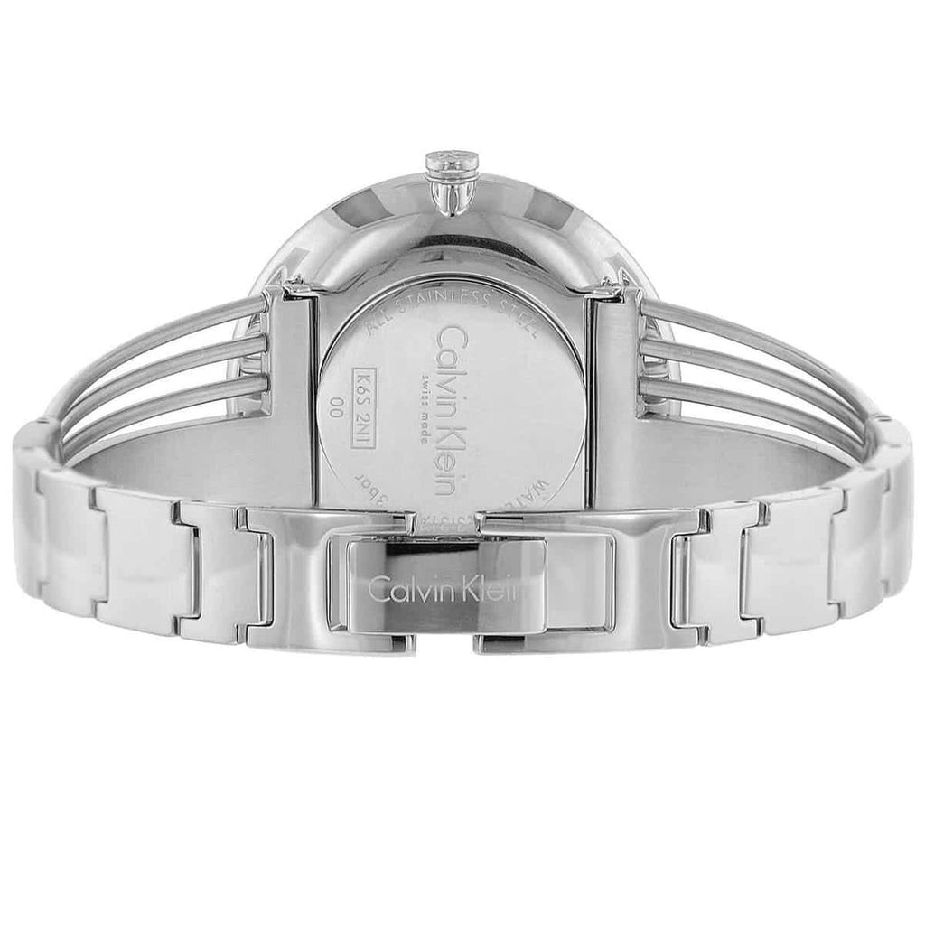 Calvin Klein Drift Silver Dial Silver Steel Strap Watch for Women - K6S2N116 Buy Now By Calvin Klein