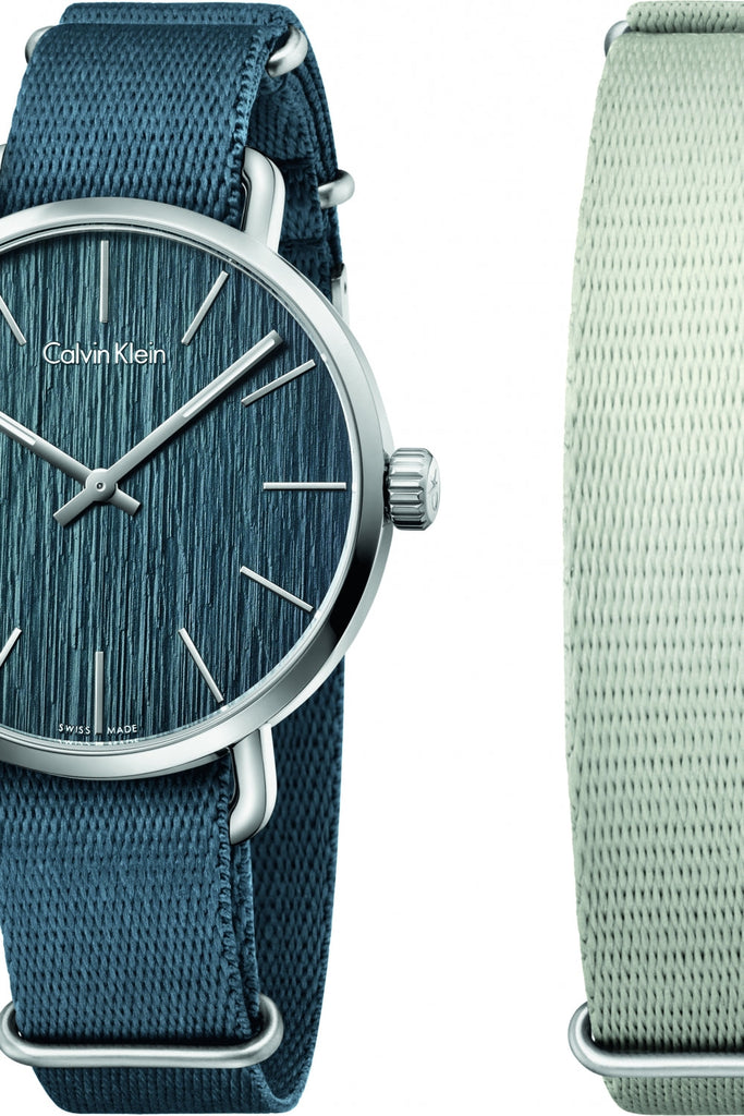 Calvin Klein Even Green Dial Green NATO Strap Watch for Men - K7B211WL Buy Now By Calvin Klein