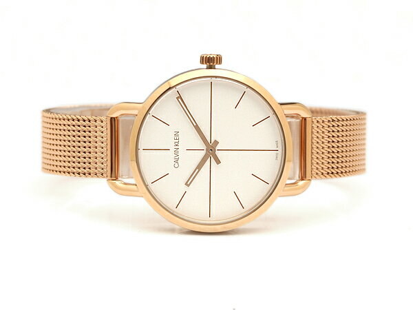 Calvin Klein Even White Dial Rose Gold Mesh Bracelet Watch for Women - K7B23626 Buy Now By Calvin Klein