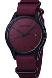 Calvin Klein Tone Maroon Dial Maroon NATO Strap Watch for Men - K7K514UP Buy Now By Calvin Klein