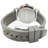 Burberry Belt Chronograph Silver Dial Brown Rubber Strap Watch For Men - BU9811 Buy Now By Burberry