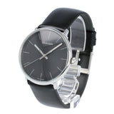 Calvin Klein High Noon Quartz Black Dial Black Leather Strap Watch for Men - K8M211C1 Buy Now By Calvin Klein