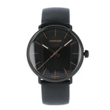 Calvin Klein High Noon Quartz Black Dial Black Leather Strap Watch for Men - K8M214CB Buy Now By Calvin Klein