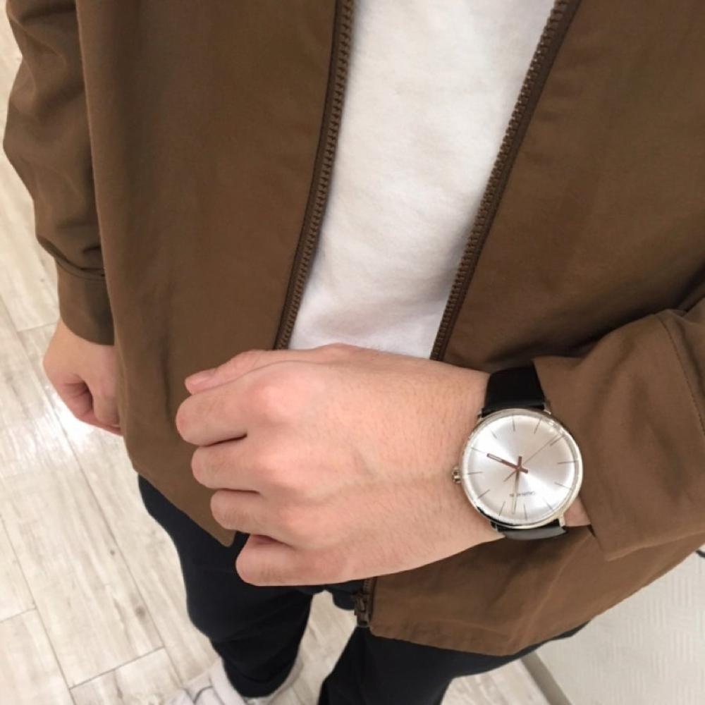 Calvin Klein High Noon Silver Dial Brown Leather Strap Watch for Men - K8M216G6 Buy Now By Calvin Klein