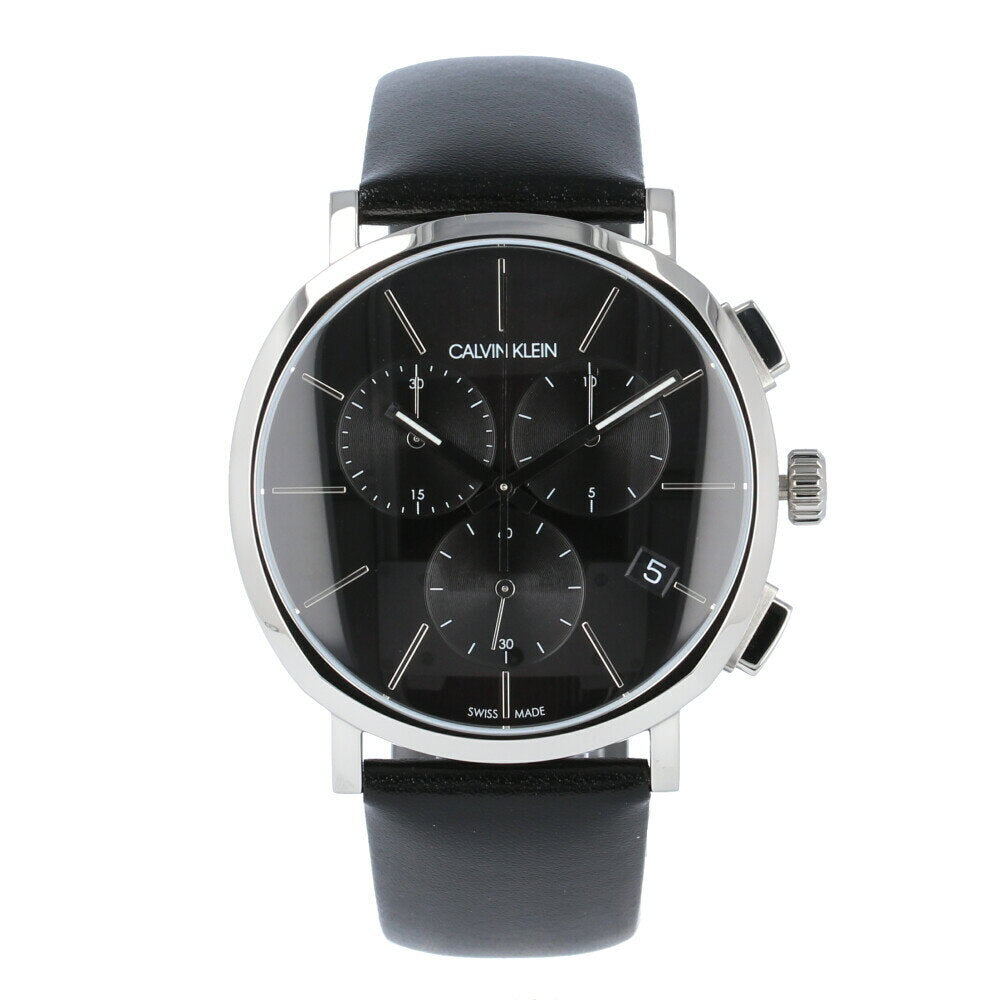 Calvin Klein Posh Black Dial Black Leather Strap Watch for Men - K8Q371C1 Buy Now By Calvin Klein