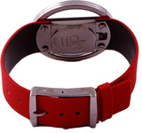 Calvin Klein Glam Transparent Dial Red Leather Strap Watch for Women - K9423144 Buy Now By Calvin Klein